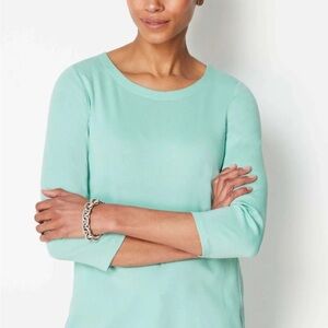 J Jill 100% prima cotton tee